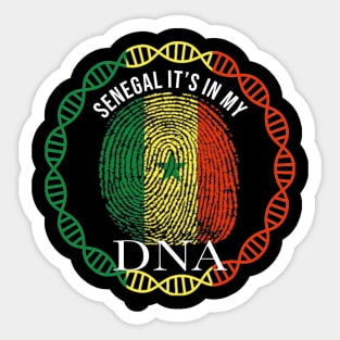 Senegal Its In My DNA - Gift for Senegalese From Senegal Sticker